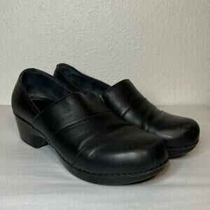 Dansko black Tenely Nappa Clog Nurse comfort EU40‎ work shoes